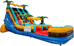 18ft Tropic Shock Dual Lane Slide (Wet/Dry)
