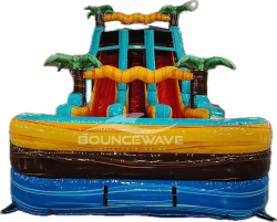 IMG 4828 1743020655 18ft Tropic Shock Dual Lane Slide (Wet/Dry)