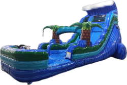 18ft Blue Wave Slide (Wet/Dry)
